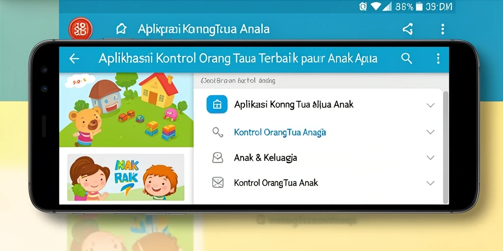 Antarmuka intuitif 88ID untuk kontrol orang tua anak.