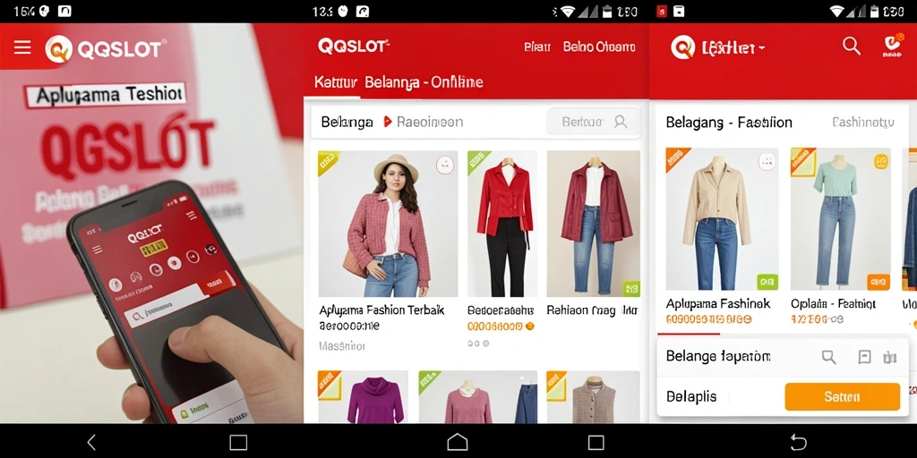 Tampilan antarmuka modern dan fungsional dari aplikasi QQSLOT.